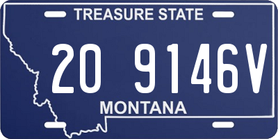 MT license plate 209146V