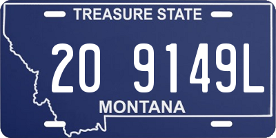 MT license plate 209149L