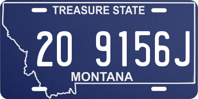 MT license plate 209156J