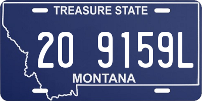 MT license plate 209159L