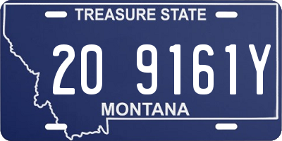 MT license plate 209161Y