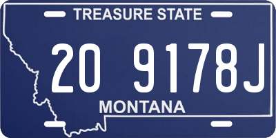 MT license plate 209178J