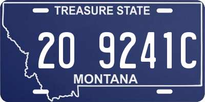 MT license plate 209241C