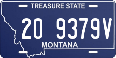 MT license plate 209379V