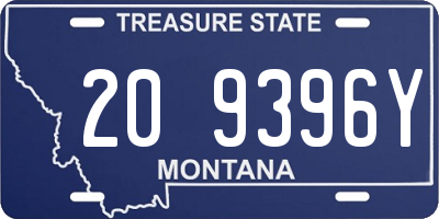 MT license plate 209396Y
