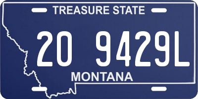 MT license plate 209429L