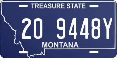 MT license plate 209448Y