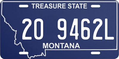 MT license plate 209462L