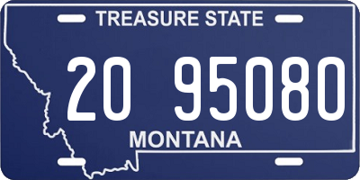 MT license plate 209508O