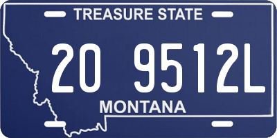 MT license plate 209512L