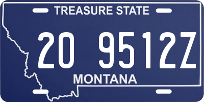 MT license plate 209512Z