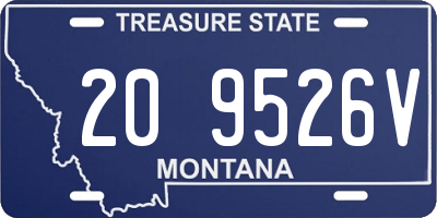 MT license plate 209526V
