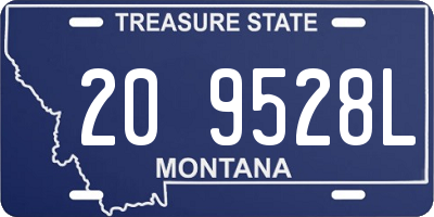 MT license plate 209528L