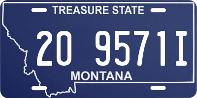 MT license plate 209571I