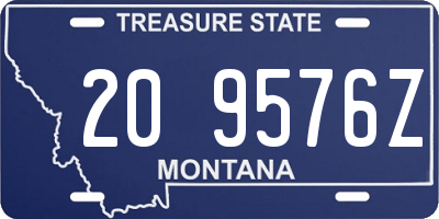 MT license plate 209576Z