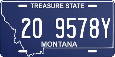 MT license plate 209578Y