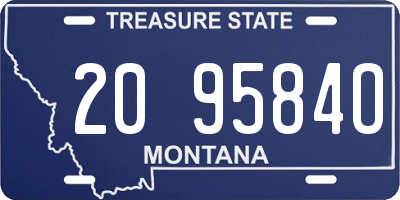 MT license plate 209584O