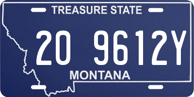 MT license plate 209612Y
