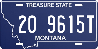 MT license plate 209615T