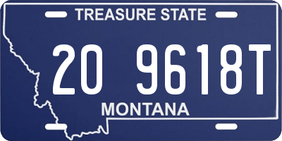 MT license plate 209618T