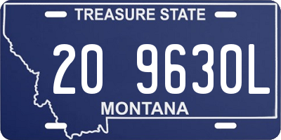 MT license plate 209630L