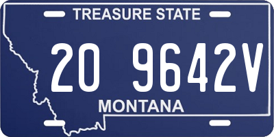 MT license plate 209642V