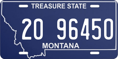 MT license plate 209645O