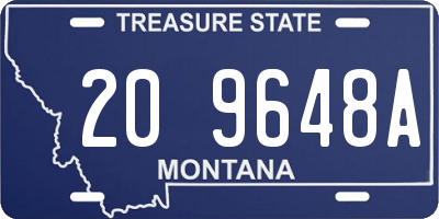 MT license plate 209648A