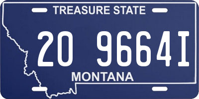 MT license plate 209664I