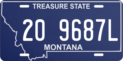 MT license plate 209687L