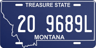 MT license plate 209689L