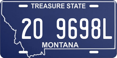 MT license plate 209698L