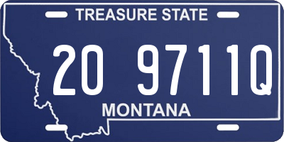 MT license plate 209711Q