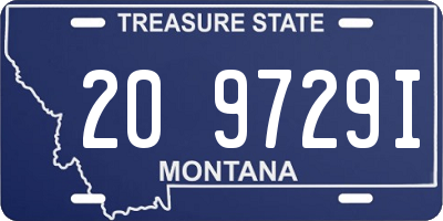 MT license plate 209729I