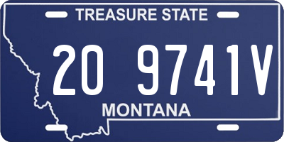 MT license plate 209741V