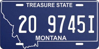 MT license plate 209745I