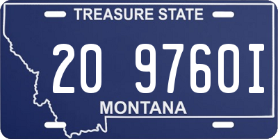 MT license plate 209760I