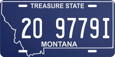 MT license plate 209779I