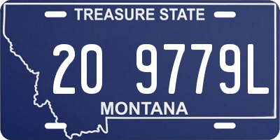 MT license plate 209779L