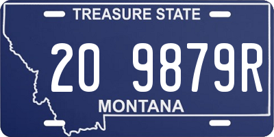 MT license plate 209879R