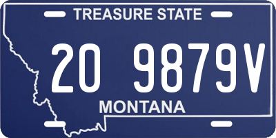 MT license plate 209879V