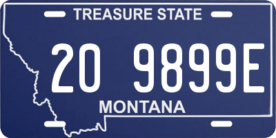 MT license plate 209899E