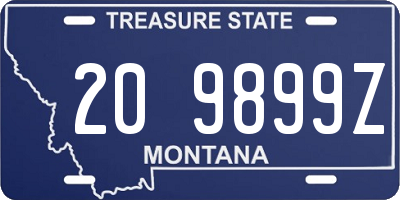 MT license plate 209899Z