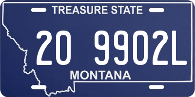 MT license plate 209902L