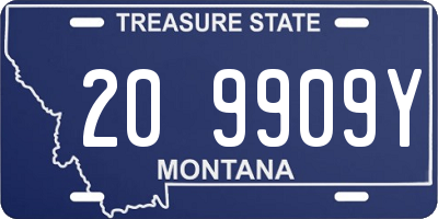 MT license plate 209909Y