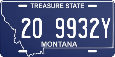 MT license plate 209932Y