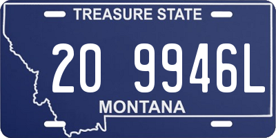 MT license plate 209946L