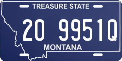 MT license plate 209951Q