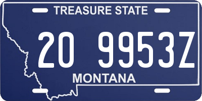 MT license plate 209953Z