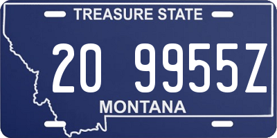 MT license plate 209955Z